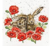 Bothy Threads Kit de punto de cruz - Love is in The Liebre