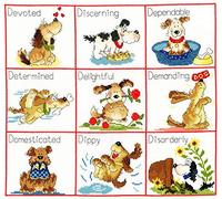 Bothy Threads Margaret Sherry It's A Dog's Life - Kit de punto de cruz, diseño de margarita