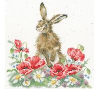 Bothy Threads Wrendale Designs - Kit de punto de cruz, diseño de campo de flores
