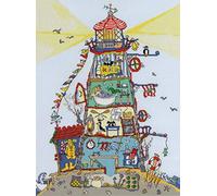 Bothy Threads XCT1 - Kit de punto de cruz (26 x 35 cm), diseño de faro