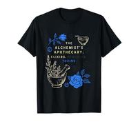 Boticario Alquimia Hierbas Diseño Vintage Fantasía Mística Camiseta