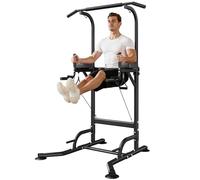 Botifly Power Tower Barra de Dominadas Altura y Respaldo Regulable de 170 - 220 cm Independiente Multifuncional Estación de Fondos Pull Up Bar Maquina Dominadas en Casa/Exterior