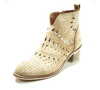 Botín Casual de Ante, con tacón - 54331108 para: Mujer Color: Arena Talla: 36