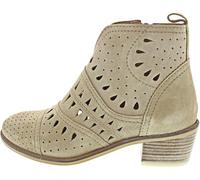 Botín Casual de Ante, con tacón - 54331108 para: Mujer Color: Arena Talla: 40