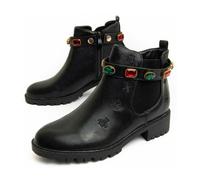 Botín Casual Para Mujer. Montevita Bottivita11 93916 Negro