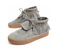 Botín Casual Para Mujer. Montevita Indig 93878 Gris