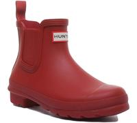 Botín Chelsea Original Para Mujeres Hunter En Rojo Talla EU 36-42