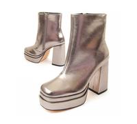 Botín Cómodo Para Mujer. Montevita Botint4 84697 Gris