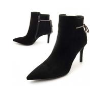 Botín Cómodo Para Mujer. Montevita Lazont 84653 Negro