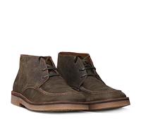 Botín con Cordones para Hombre en Serraje - James-SW - Caqui - 43