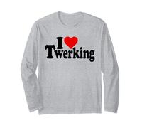 Botín con Texto en inglés I Love Twerking Manga Larga