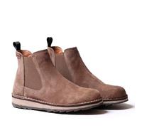 TONI PONS Botín de mujer en serraje con gomas en contraste - ISONA-SY - TAUPE - 36