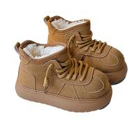Botin Niña - De Nieve Cálidas De Invierno para S Zapatos Casuales con Un Diseño Cómodo Y Bonito para Uso Diario para S De 35 A 115 Años (Coffee 27 Little Kids)