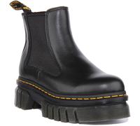 Botín Unisex Dr Martens Audrich Con Suela Gruesa Y Plataforma En Negro UK 3 - 12