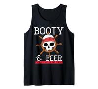 Botín y Cerveza por eso Estoy aquí Divertido Pirata Camiseta sin Mangas