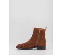 ALPE Botines de Piel Couture marrón