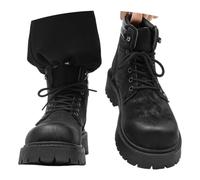 Botines británicos clásicos atemporales para Hombre, caña Alta, Ajuste Elevado, Ideales para Trabajo y Uso Casual Diario, con Textura y Comodidad Superior