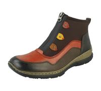 Botines Casuales De Cuña Con Cremallera Rieker Para Mujer Rieker N3277