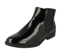 Mujer Spot On Elegante Gusset Botines 'F4r449'