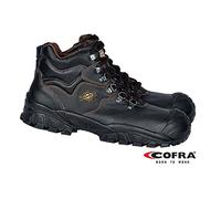 Botines Cofra S3 New Reno K Bau, antiestático, suela Duo-PU antideslizante, negro, talla 46