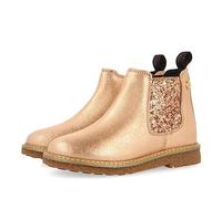 Botines color oro rosado tipo chelsea para niña y niño agar