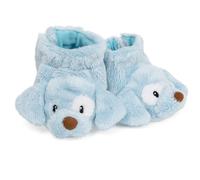 Botines con sonajero Baby Gund Spunky Puppy de peluche para beb , color azul, talla nica