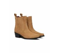 Botines cowboy de piel Mujer Talla 39. Color Marron
