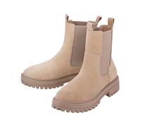 Botines de cuero para mujer - Marrón#Tallas:38. Talla