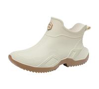 Botines de goma para hombre, botas de lluvia, impermeables, botas de jardín, chelsea, negras, botas de equitación, botines de equitación descalzos, botas de equitación al aire libre, botas de media