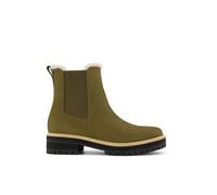 Botines de mujer Bennet resistente al agua pelo marrón roble verde oliva 38