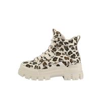 Buffalo Aspha Nc Mid - Beige/Negro/Leo Algodón, carbón, 38 EU