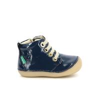 Botines de piel con cordones Sonizip Niña Talla 21. Color Azul