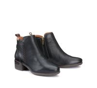 Botines de piel Malaga Mujer Talla 39. Color Negro