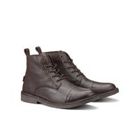 Botines de piel Track Hombre Talla 44. Color Marron
