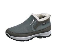 Botines de Punto cálidos de Invierno con Parte Superior Acolchada y Aislante, Calzado Antideslizante para Exteriores para una Comodidad Durante Todo el día, Mujer