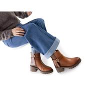 Carmela - Botín Mujer Camel - Calzado Cómodo y Versátil - Moda casual - Modelo 16256501 (Talla 40)