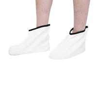 Botines de tela de rizo para pies, 1 par de guantes de mano gruesos de algodón para terapia de spa, guantes de cera de parafina y botines para calentador más cálido, suministro de manicura