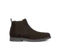 Geox Uomo Claudio A, Bota de Tobillo Hombre, Dk Coffee, 43 EU