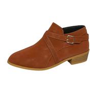 Botines mujer botas tobillo botas nuevo invierno comercio exterior mujeres zapatos de algodón cálido frontera tamaño grande mujer parte inferior plana color sólido más terciopelo grueso botas de goma
