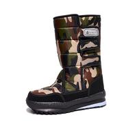 Botines para mujer 2026 para hombre y mujer, modelos de pareja, invierno, cálido, frío, Ti Spla Sh Water Velc Ro, acolchado grueso, camouflage, 42 EU