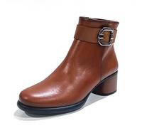 Botines para mujer FLUCHOS D9369 Macy de la talla 39 en color CUERO