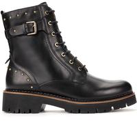 Pikolinos Vicar Botines Planos Mujer | en Cuero | Extraligero | Negro