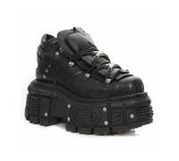 Botines PIEL Militar NEW ROCK ORIGINAL Plataforma M.TANK106-C2