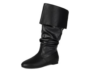 Botines Unisex de Estilo británico con puño y caña Media, Ideales para Montar a Caballo, cómodos y Elegantes, equitación y Tiempo Libre en otoño_1