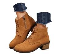 Botines Vaqueros para Mujer Estilo Cowboy, Botas Occidentales de Punta Puntiaguda con Tacón Bajo, Confortables Forradas en Cuero, Perfectas para Uso Cotidiano, Salidas y Ocasiones Especiales