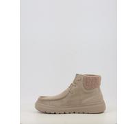 PITAS | BERNA | Botas de Mujer Casual | Botín Serraje | Bota Urbana Caña Baja | Botas de Vestir | Botines Bajos Planos | Botín de Invierno | Calzado Walkinpitas | Beige 40