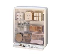 Botiquín blanco montado en la pared, ahorro de espacio, almacenamiento de baño, sin necesidad de taladrar, muebles flotantes para el hogar y los hoteles, tamaño 34,5 x 12 x 37,5 cm