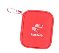 Botiquín de Auxilios Portátil Rojo de Oxford para Viaje y Moto | Bolsa de Medicamentos para Exteriores, Contenedor Portátil Cierre Completo, para Familia y Colegas