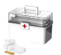 Botiquín de medicamentos - maleta de medicamentos de emergencia, caja para casilleros de medicamentos para uso doméstico | Contenedores de medicamentos de gran capacidad, contenedores de medicamentos