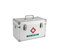 Botiquín de primeros auxilios, Caja de almacenamiento for el hogar, mango portátil médico 11,8/13,7/14,7 pulgadas(A,Medium)